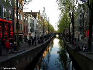 Red Light District and Canals of Amsterdam