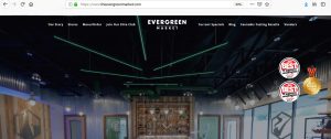 The main site from which we can select stores to search, read blogs, and log into Evergreen Elite accounts.