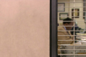 the office zoom meeting background